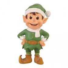 Image of Fiberglass Elf Standing Green